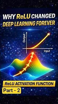 Types of Activation function in Neural Network -Part 2 | ReLU #ai #education #shorts ‪@krishnaik06‬