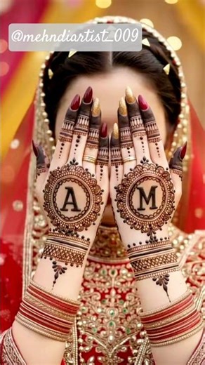 A To Z Alphabet Mehndi | Latest Stylish Letter Design 🔥 #shorts #mehndi