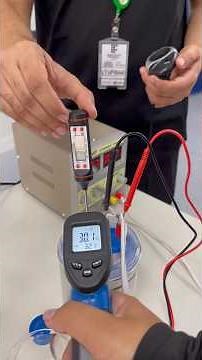 Calorimetry and the Joule effect: analysis of water heating in a calorimeter 🔋🔌🌡️🤒 #experiment