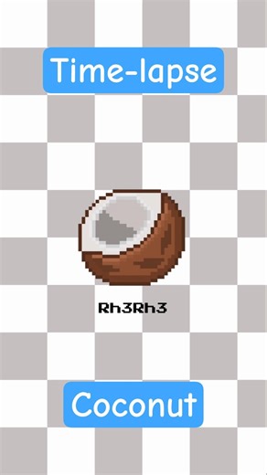 Time-lapse making a coconut 🥥