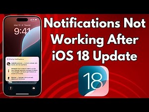 Fix Notifications Not Working After iOS 18 Update | Step-by-Step Guide