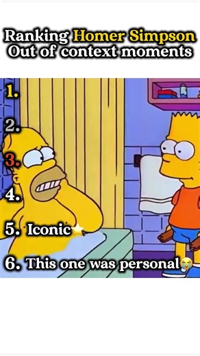 Ranking Homer Simpson moments💀