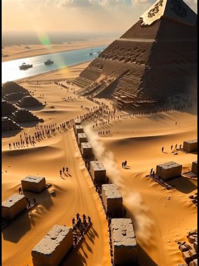 The Pyramids of Giza are one of history’s greatest engineering feats, built nearly 4,500 years ago and still standing today as symbols of ancient Egypt’s power and ingenuity. #PyramidsOfGiza #AncientEgypt #HistoryShorts #AncientEngineerin #ShortDocumentary #WorldHistory #FypTikTok #WorldHistory #HistoricalMoments #forupage #viral #ai #HistoryTiktok #DidYouKnow #LearnHistory