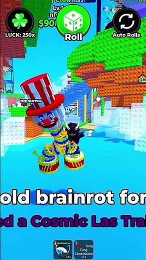 RNG Event INFINITY Brainrot So Easy To Get in Escape Tsunami 🤑 #roblox #shorts #robloxedit