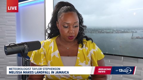 Hurricane Melissa makes landfall in Jamaica