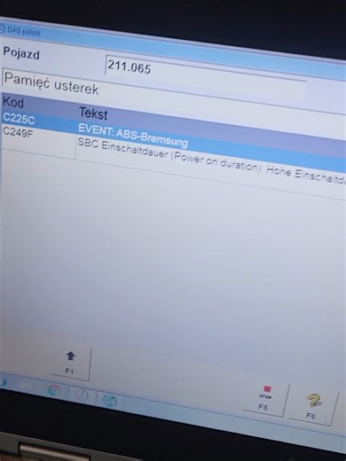 Mercedes SBC błąd C249F po resecie licznika #mercedes #SBC #repair #resetsbc