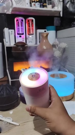 Mini Colorful Cup Humidifier LED RGB Light Automatic Air Purifier Aromatherapy Essential Oil Diffuser Ultrasonic Freshener Cool Mist Home Office Desktop Car Sprayer 6-hour Automatic Power-off