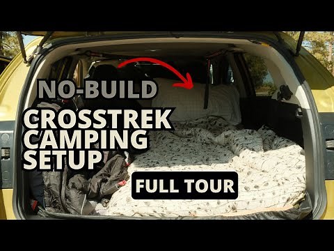 Subaru Crosstrek Car Camping Setup | No Build Conversion Tour