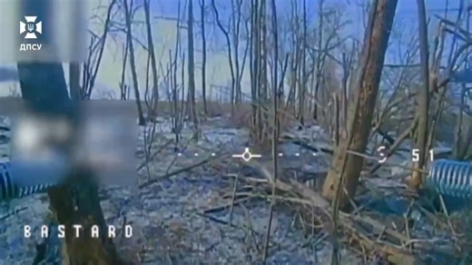 乌军钢铁边防旅阿斯科尔德侦察队无人机飞手在库尔斯克和北斯洛博赞斯基方向使用无人机摧毁至少两个掩体、一个弹药库和四名俄兵