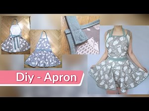 Apron with Circle Skirt - DIY Sewing
