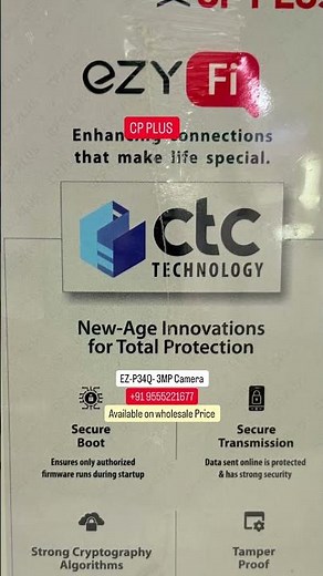 🚨 CP PLUS EZ-P34Q – 360° Wi-Fi CCTV Camera | Full-Color Night Vision | Offer #p34q #p34 #cpplus