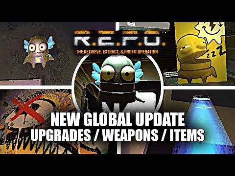 R.E.P.O. Official Global Beta Update - New Upgrades, Art, Weapons & Items (Showcase)