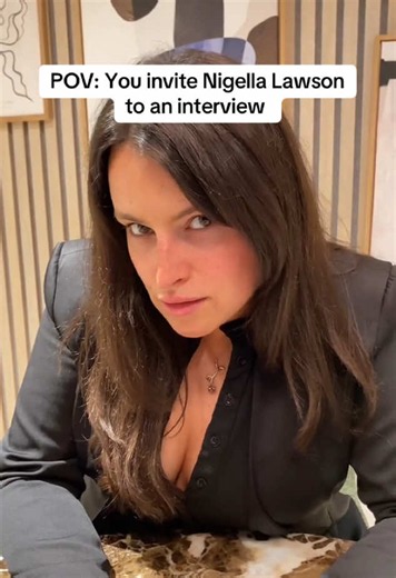Have I got the job?😏 cheeky repost #onthisday #skit #nigellalawson #impression #comedy