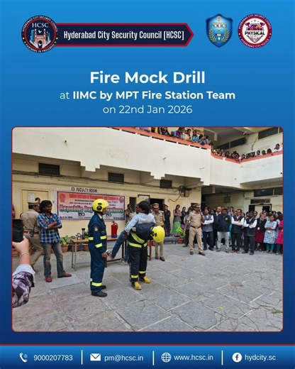 Fire Mock Drill at IIMC | Emergency Preparedness & Fire Safety Awareness
