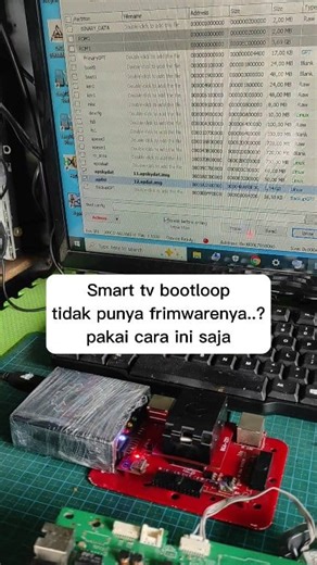 Tidak punya frimwarenya..? PAKAI CARA INI.. Smart TV LED bootloop stuck logo silahkan pakai cara ini #smarttv | Nur Electronic