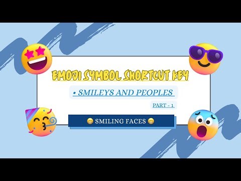 “100% Working Emoji Symbol Shortcuts 🤯” | Smileys & People “Part-1 : Smiling faces”