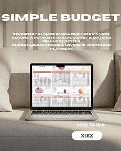 Monthly Budget Planner | Finance Tracker Spreadsheet (digital Download) - Etsy