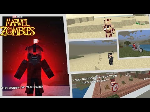 This New Marvel Add-On is INSANE! | MARVEL ZOMBIES ADD-ON FOR MCPE/BE 1.21.111+