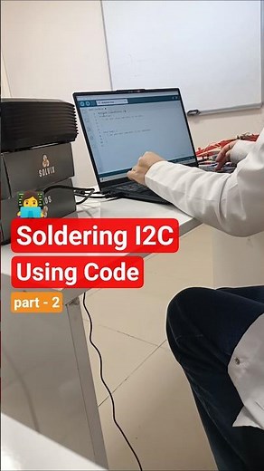 Soldering I2C Pins on Arduino LCD- Using Code #arduino