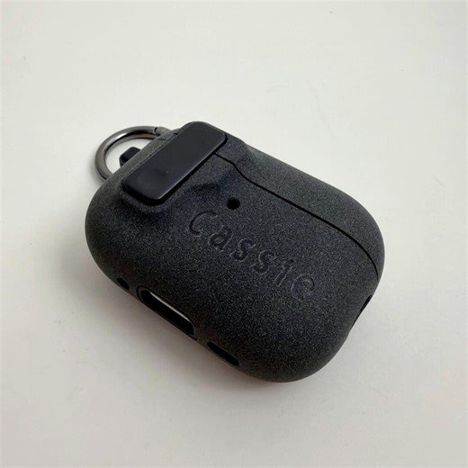 Custom Name Flocked Faux Leather AirPod Pro Case/personalized Cover With Clip Hook Black Orange Grey Cases Customized for Airpods 1 2 3 4 - Etsy