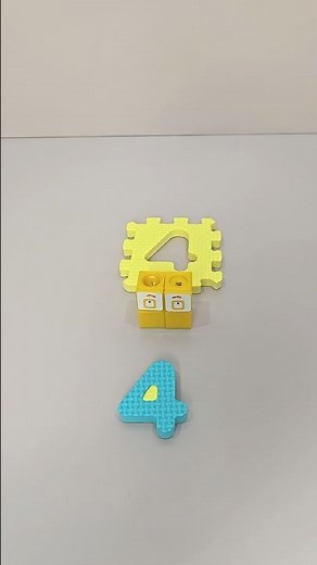 How to Create Numberblock 4 & Solve the Puzzle! 🧩 | Numberblocks 1-10 Toy Fun #shorts