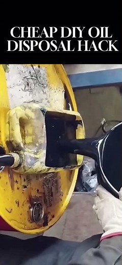 I tried this oil disposal method. guess how it went?