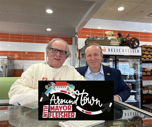 We’re very excited to launch our new series, Around Town with Mayor Fleisher, by celebrating a local success story! Russ Cowan, owner of Radin’s Delicatessen, has been named a semifinalist for the 2026 James Beard Awards, for Best Chef in the Mid-Atlantic region. Radin’s has become a staple in our community, known for its exceptional deli food and warm atmosphere, and we’re grateful Russ chose Cherry Hill as the home for his restaurant. Congratulations to Russ on this incredible recognition— we’