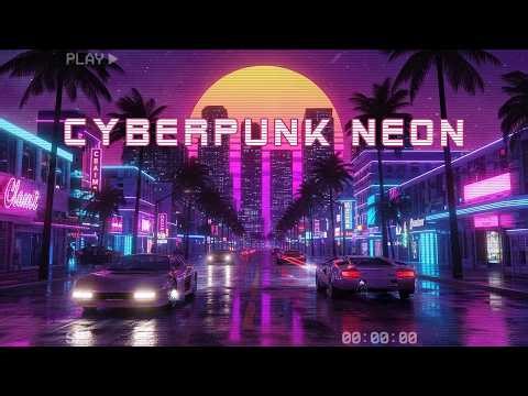 Cyberpunk Neon City 🏙️ Retro Synthwave Mix for Late Night Driving 🚗 80s Retrowave Dreamscapes | 4K