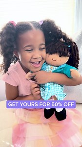 Gift a forever friend that looks just like them! Create their very own personalized doll, now 50% off for a limited time. | Personal Creations