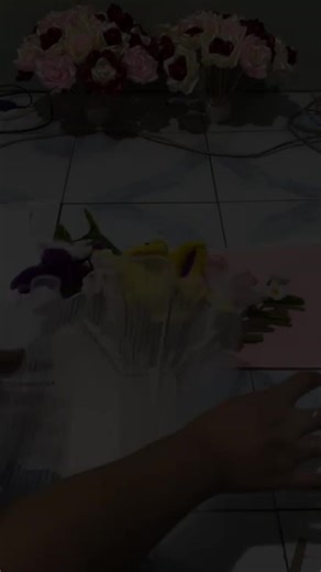 Beautiful Satin Ribbon Flower Bouquets
