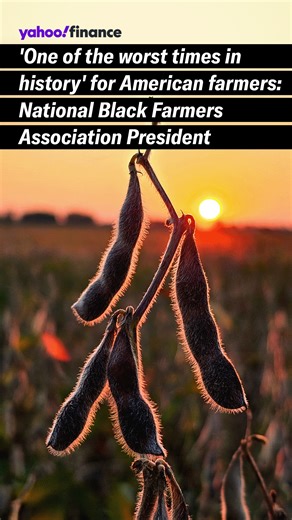 The National Black Farmers Association president says this is "probably one of the worst times in history" for farmers in the United States. 👀 | Yahoo Finance