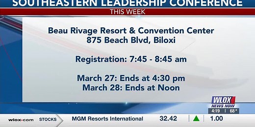 Happening March 27-28: Southeastern Leadership Conference in Biloxi