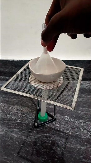SUBLIMATION OF CAMPHOR|method of separation|science experiment#actionscience#scienceexperiment
