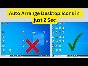 How to Auto Arrange Desktop Icons on Windows 10, 8, and 7