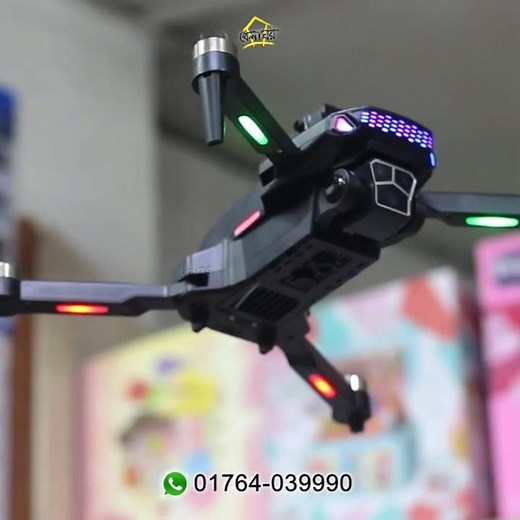 Review on brushless motor H18 drone' unboxing & pricing. longest flight duration with 3 batteries.