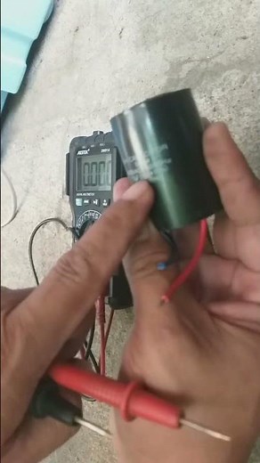 #shortvideo #capacitor #washingmachine ##)startingcapacitor how to check washing machine capacitor