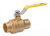 Mueller 107849NL 2-1/2 inch Copper Full Port Ball Valve