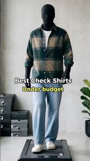 Best Check Shirt | Under Budget ✨mensfashion #flannelseason #ootdmen #streetstyle #casualfits