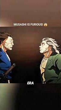 🔥 Musashi Finally Got Serious... Everyone Ran Away 💀 #baki #youtubeshorts
