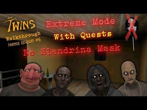 The Twins - Extreme Mode, With Quests, Without Using Slendrina's Mask