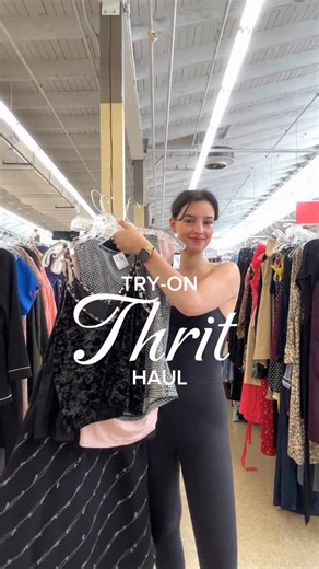 Nina on Instagram: "No matter where in the world, I always have time for a thrift haul 😂 Should I have gotten that last skirt? #Thrifting #thrifthaul #thriftwithme #tryonthrifthaul #tryonhaul #thriftfinds"
