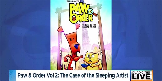 Local author Jason Platt unveils volume two of ‘Paw & Order’, set in Paris art world