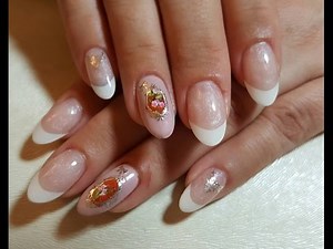 SCHNELLE GEL STUDIONÄGEL | Mandelfrenchtips und Foliendesign