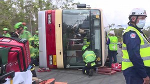 Mass casualty bus crash simulation allows emergency services to practice their response - NBN News