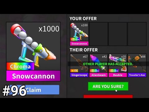 MM2 TRADING MONTAGE #96 (EPIC WINS!!!)