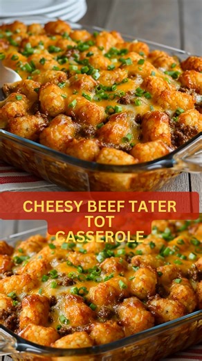 The new Cheesy Beef Tater Tot Casserole | Sophia’s Easy Recipes