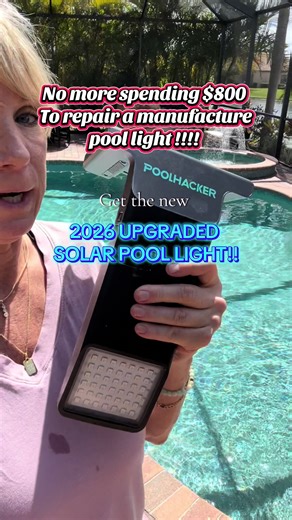 2026 Upgraded Solar Pool Light: Affordable Solution