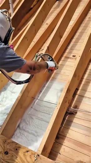 Installing Spray Foam Insulation for Enhanced Energy Efficiency in Roof Rafters