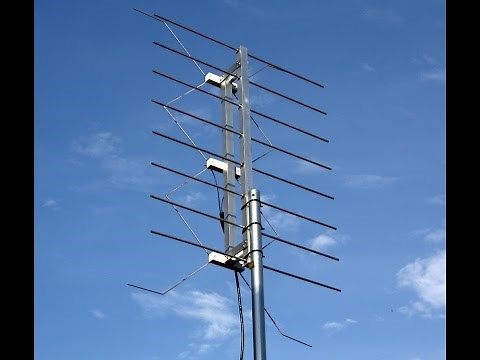 Homemade Gray-Hoverman TV antenna
