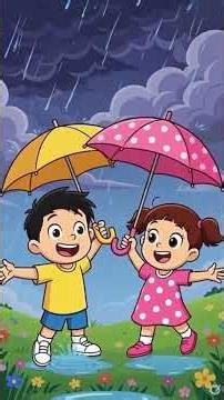 ⚡ Thunder & Lightning Song for Kids! | Weather Song for Toddlers | KhiKhi Rhymes ☀️🌈